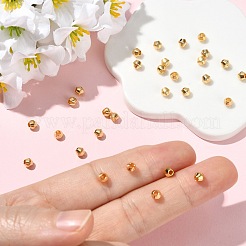 シェグレイスの真鍮ビーズ  ロンデル  カドミウムフリー＆ニッケルフリー＆鉛フリー  プラチナメッキ  3.5x4mm  穴：1.8mm&nbsp;XGR0118G-125G