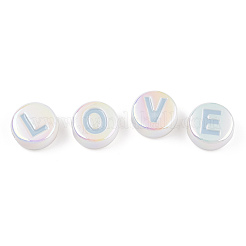 UV Plating Enamel Acrylic Beads&nbsp;PACR-N015-01D
