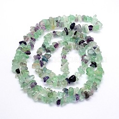 Natural Fluorite Beads Strands&nbsp;LS-G-O049-B-16