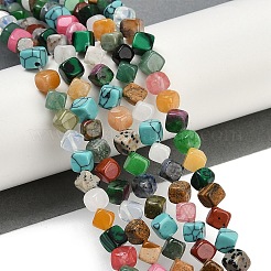 Natural & Synthetic Mixed Gemstone Beads Strands&nbsp;G-A257-A20-01