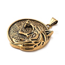 304 Stainless Steel Big Pendants&nbsp;LS-STAS-D091-05AG