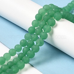 Natural Dyed White Jade Beads Strands&nbsp;G-M402-B01-03