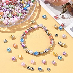 DIY アクリルビーズ ストレッチ ブレスレット 作成キット  ミックスカラー  ビーズ：6~8x3~8mm  穴：2mm  250pc&nbsp;DIY-YW0011-72