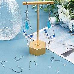 240Pcs 4 Style 316 Surgical Stainless Steel Earring Hooks&nbsp;STAS-NB0001-22