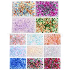 6 Styles Gradient Color Transparent Painted Glass Beads Strands&nbsp;DGLA-YW0001-28A
