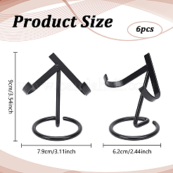 Iron Display Holder&nbsp;ODIS-WH0081-02B-EB