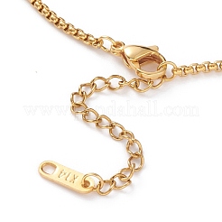 PVD Vacuum Plating 304 Stainless Steel Box Chain Necklaces&nbsp;NJEW-JN03232