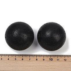 Natural Lava Rock Sphere Beads&nbsp;G-I367-07S