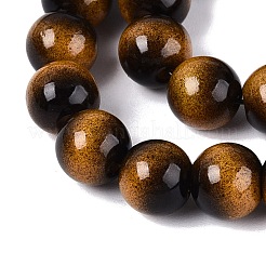 Imitation Tiger Eye Glass Beads Strands&nbsp;GLAA-Q106-03A-B03