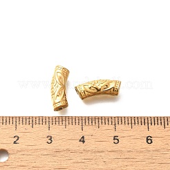 Ion Plating(IP) 304 Stainless Steel Curved Tube Beads&nbsp;STAS-I321-27G