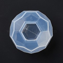 DIYファセットボールディスプレイシリコーン型  レジン型  UVレジン用  エポキシ樹脂工芸品作り  ホワイト  97.5x87mm  穴：34.5mm&nbsp;LS-DIY-M046-19F