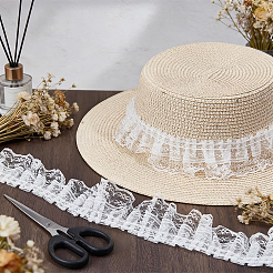 1Pc Organza Flower Lace Ribbon&nbsp;OCOR-NB0002-85A