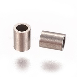 Tarnish Resistant 304 Stainless Steel Tube Beads&nbsp;STAS-L216-23C-P