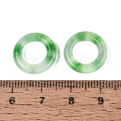 Dyed Natural White Jade Linking Rings&nbsp;G-Q601-43C