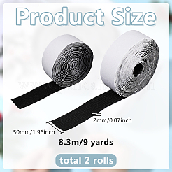 Self-adhesive Nylon with Polyester Hook and Loop Tapes&nbsp;AJEW-AR0004-99