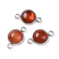 Natural & Synthetic Mixed Gemstone Connector Charms&nbsp;G-D059-01C