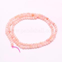 Natural Pink Opal Beads Strands&nbsp;G-F509-05-4mm