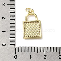 真鍮製マイクロパヴェキュービックジルコニアペンダント  カドミウムフリー＆鉛フリー  シェルと  ロック  18KGP本金メッキ  21x12.5x3mm  穴：3.4mm&nbsp;KK-Q808-36G