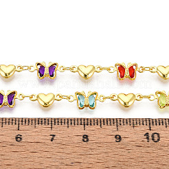 Brass with Glass Chains&nbsp;CHC-T018-15A-G