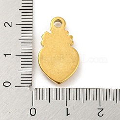 304 Stainless Steel Pendants&nbsp;STAS-C082-07G