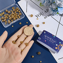 90Pcs 3 Styles Brass Beads&nbsp;KK-SC0007-94