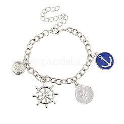 24Pcs 3 Colors 201 Stainless Steel Pendants Ion Plating(IP)&nbsp;STAS-DC0013-50