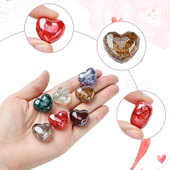 21Pcs 7 Colors Transparent Acrylic Beads&nbsp;OACR-FS0001-94