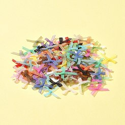 ナイロンコスチュームアクセサリー30個  蝶結び  ミディアムシーグリーン  19x21x2.5mm  30個/セット&nbsp;DIY-FS0008-19L