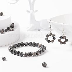 340 サイズの天然ラルビカイトビーズ 4 個  ラウンド  4mm / 6mm / 8mm / 10mm  穴：0.8~1mm&nbsp;G-LS0001-24