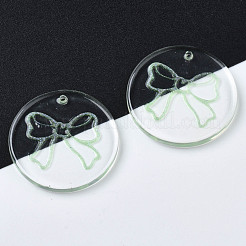 Transparent Resin Pendants&nbsp;RESI-N030-006E