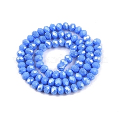 Electroplate Glass Beads Strands&nbsp;EGLA-A044-P6mm-A17