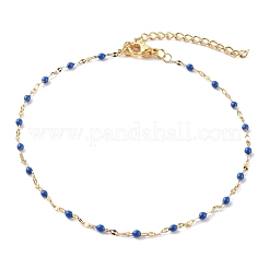PVD Vacuum Plating 304 Stainless Steel Link Chain Anklets&nbsp;AJEW-AN00435