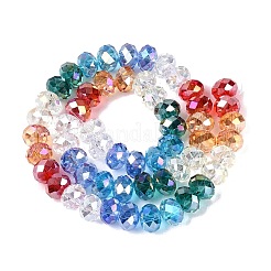 Electroplate Transparent Glass Beads Strands&nbsp;EGLA-N022-16A-A02