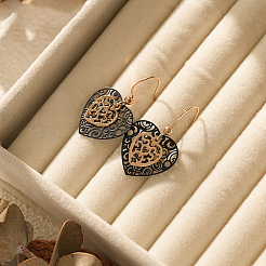 Brass Dangle Earrings&nbsp;WG9191F-02