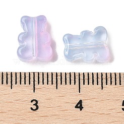 Transparent Spray Paint Glass Beads&nbsp;GLAA-Z011-08E
