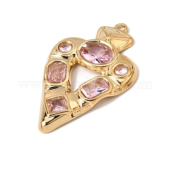 304 Stainless Steel Rhinestone Pendants&nbsp;SA-CBAA9A2-01G-02
