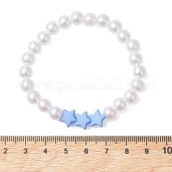 Children's Day Imitated Pearl Acrylic Beads Stretch Bracelets&nbsp;BJEW-JB13538
