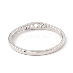 201ステンレススチール製ムーンフェイズリング（女性用）  ステンレス鋼色  usサイズ7 3/4(17.9mm)&nbsp;RJEW-A006-06P-1