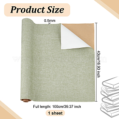1 Sheet Rectangle Linen Fabric&nbsp;DIY-OC0012-04D