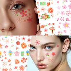 36Pcs 2 Style PVC Waterproof Self-Adhesive Picture Stickers&nbsp;STIC-SP0001-09D