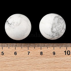 天然ハウライト球ビーズ  スムーズなラウンド  穴なし/ドリルなし  20mm&nbsp;GG-D003-A25