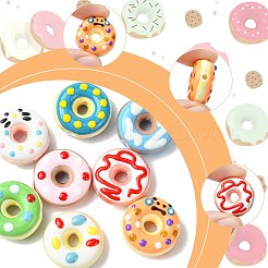 8Pcs 8 Colors Handmade Porcelain Enamel Beads&nbsp;PORC-FS0001-50