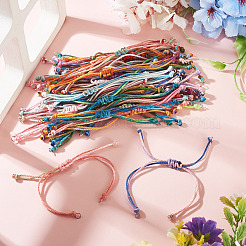 18Pcs 9 Colors Polyester Cord Bracelets Making&nbsp;AJEW-TAC00101