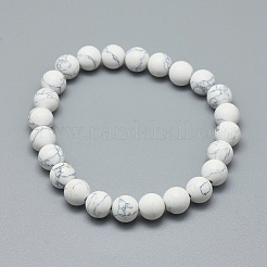 Synthetic Turquoise Jasper Bead Stretch Bracelets&nbsp;BJEW-K212-B-009