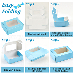Cardboard Paper Shipping Box&nbsp;CON-WH0084-62A