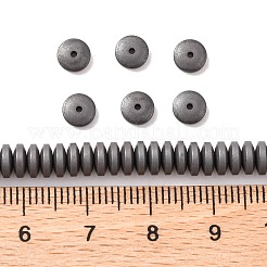 Matte Style Electroplate Non-magnetic Synthetic Hematite Beads Strands&nbsp;X-G-M007-76