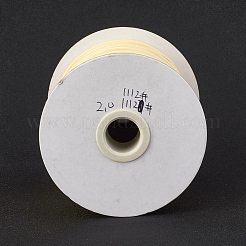 環境に優しい韓国のワックスポリエステルコード  トウモロコシの穂の黄色  0.5mm  約169.51~174.98ヤード（155~160m）/ロール&nbsp;YC-P002-0.5mm-1112