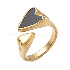 304 Stainless Steel Cuff Open Rings&nbsp;RJEW-D353-02G-01