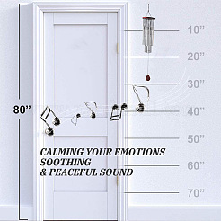 Solid Wood Wind Chimes&nbsp;AJEW-GF0001-49