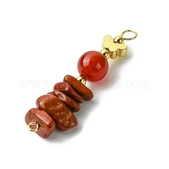 ジェムストーンリンクコネクタチャーム  43x12x8mm  穴：3x4mm  5個/セット&nbsp;PALLOY-JF03230